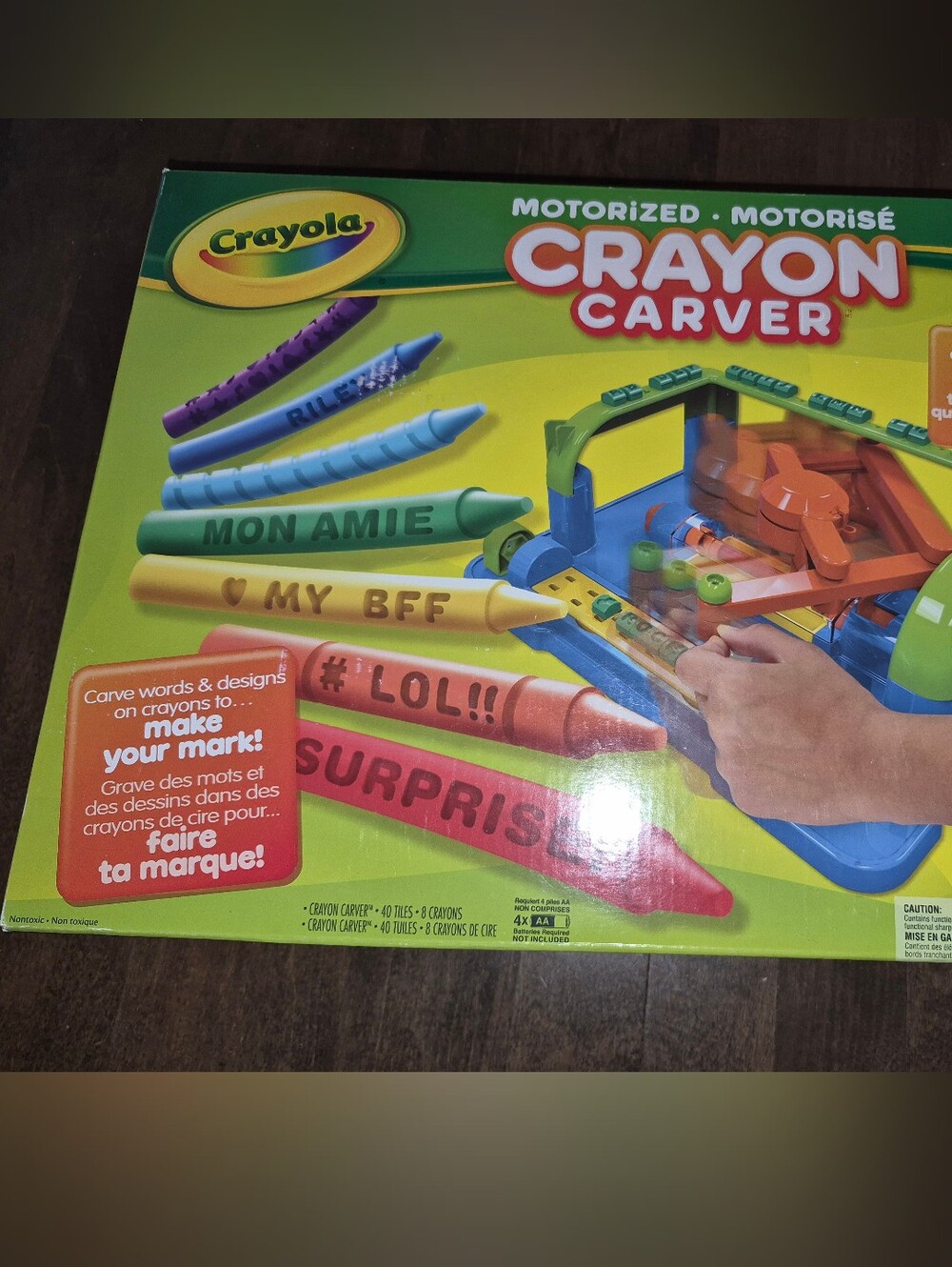 Crayola Motorized Crayon Carver NEW Sealed